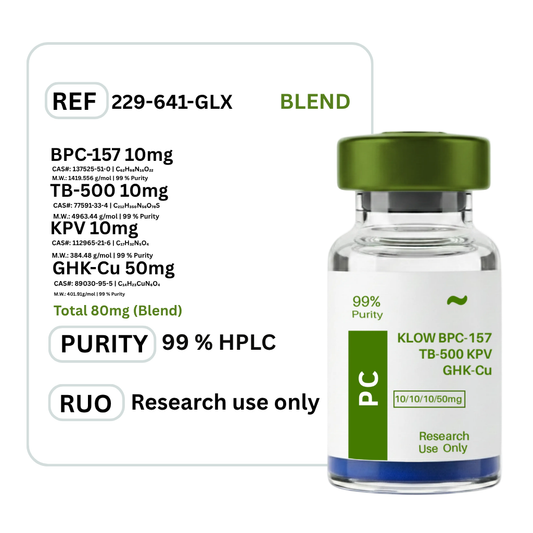 KLOW Blend - GHK-CU + TB-500 + BPC-157 + KPV 10mg